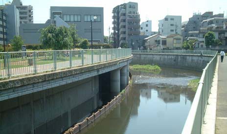 方南橋の地下調整池取水口 2004/06