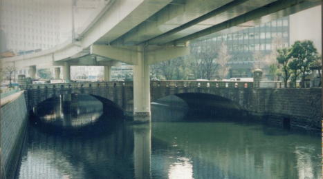 旧常磐橋側から見た常盤橋