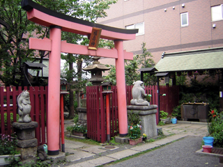 柳森神社の鳥居