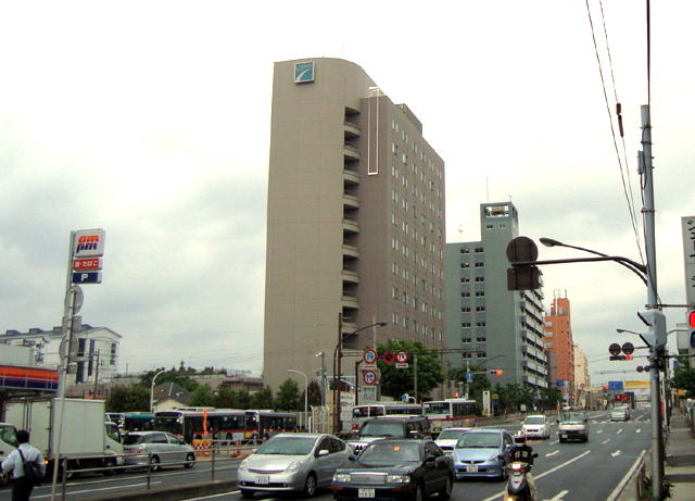 第二京浜に面したチサンホテル品川ウエスト外観