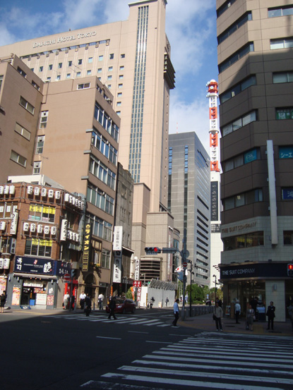 相鉄フレッサイン新橋(仮)と、隣接する2つの「第一ホテル」