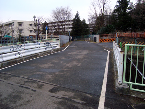 京王橋南詰側の景観