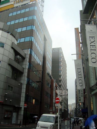 ソラリア西鉄ホテル銀座(三原橋交番からの眺め)