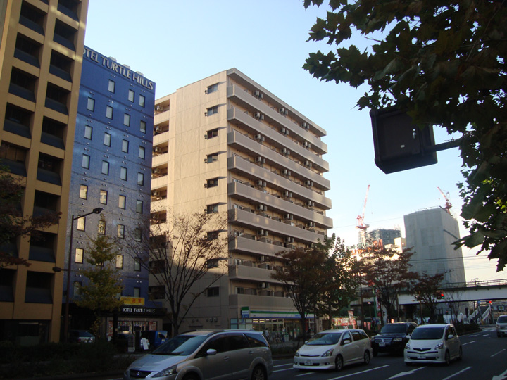 ホテル タートルヒルズと周囲の景観