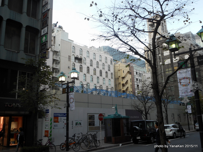 ハイアット セントリック 銀座 東京(2015/11工事現場)